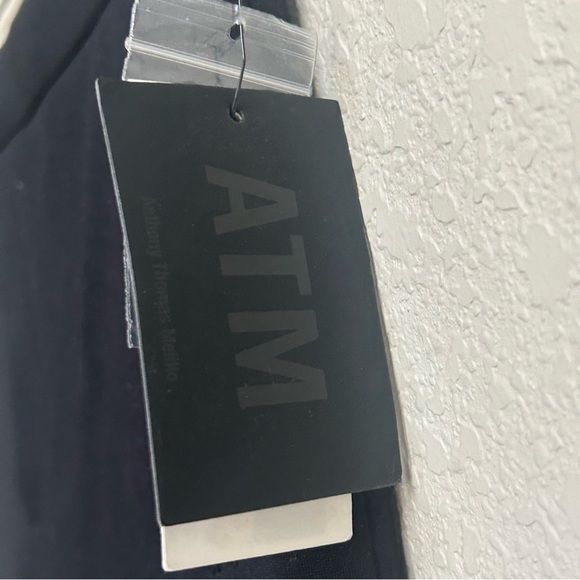 NWT ATM Anthony Thomas Melillo Women’s Black Slim Ankle Work Office Pants 2 - Picture 7 of 11